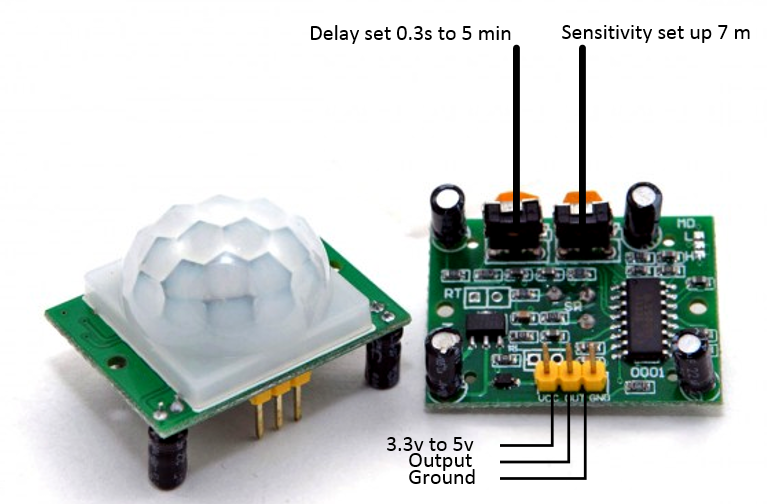 Troubleshooting PIR Sensor and sensitivity adjustment – Arduino Help Center