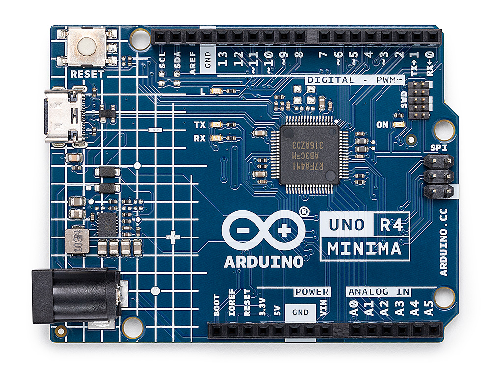 Arduino UNO R4 Minima (front)