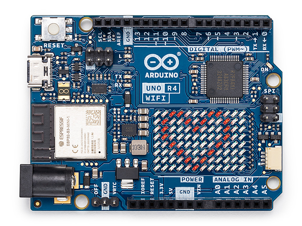 Arduino UNO R4 WiFi (front)