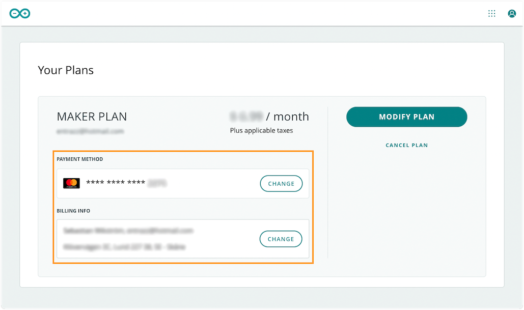 Maker plan details