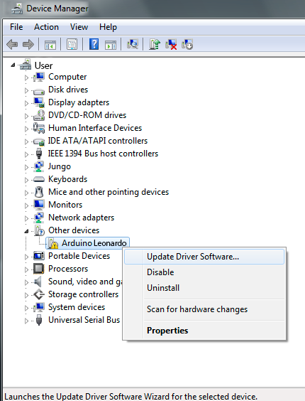 usb 2.0 serial error when plugging in arduino