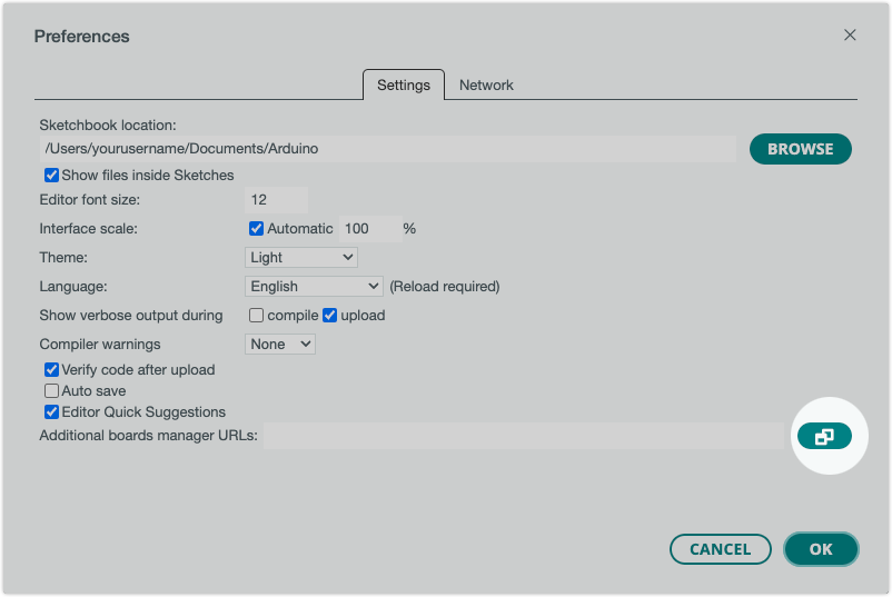 Board Preferences