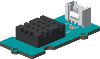 A render of the DHT20 sensor.